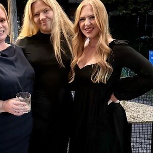 Abercrombie Chiffon Black Women's Dress